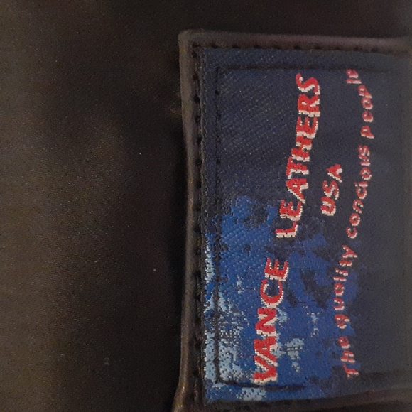 Flame Leather Vest - Picture 3 of 7